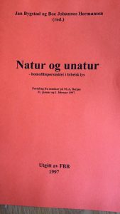 Bokomslag - Natur og unatur